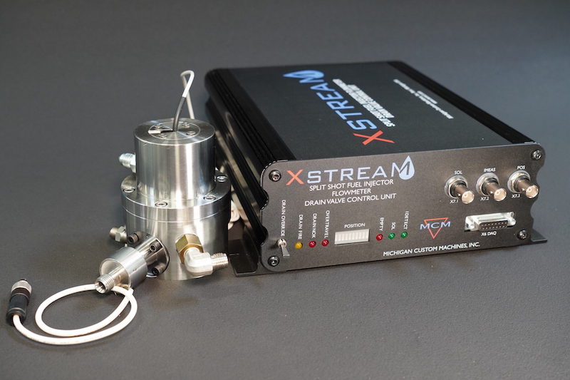 XSTREAM split-shot fuel-injection flowmeter
